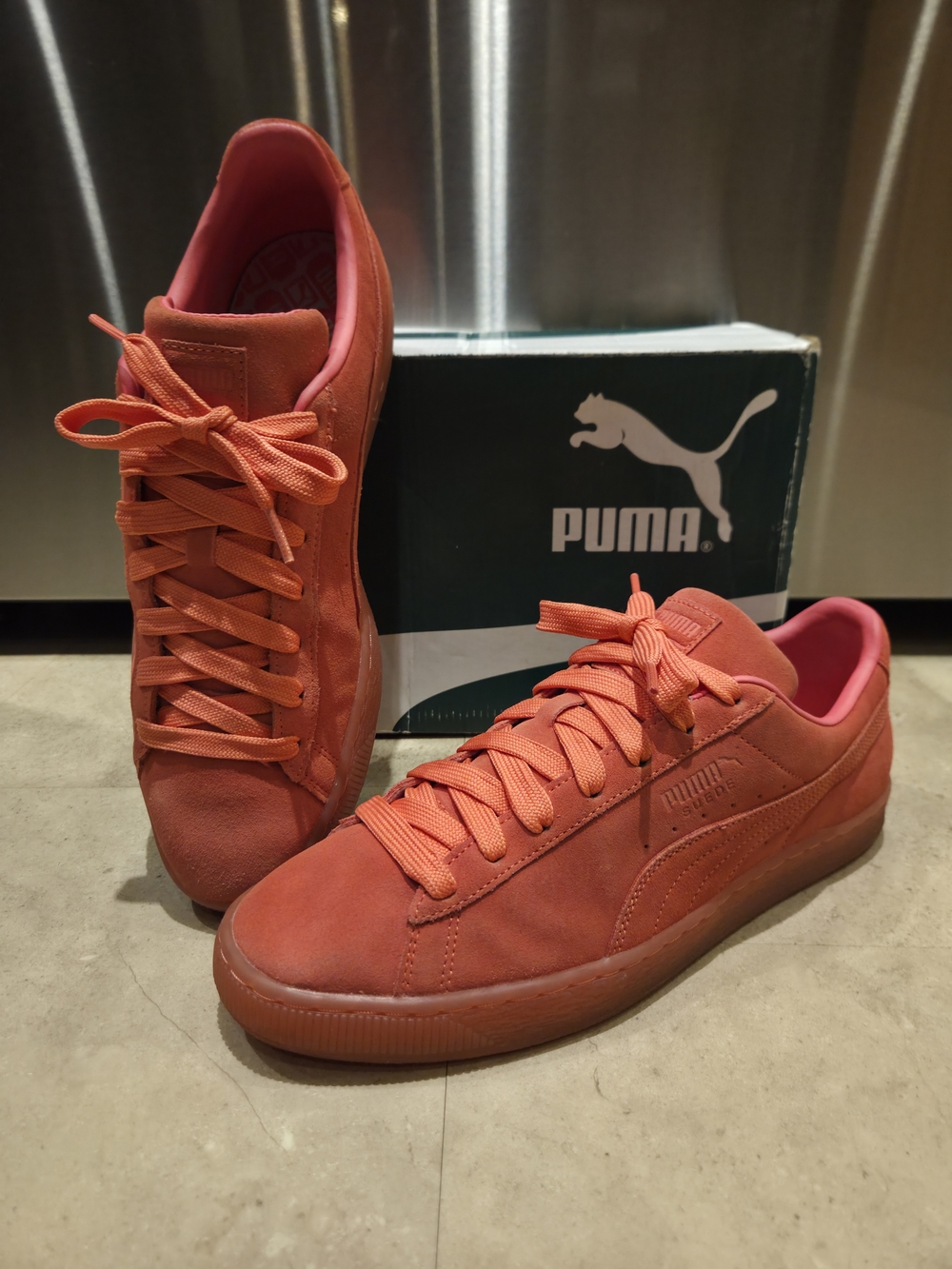 Puma Suede Classic 'Mono Iced - Sun Kissed Coral Men's 12 RARE